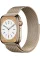 Apple Watch 8 45mm (GPS+LTE) Gold Stainless Steel Case with Gold Milanese Loop